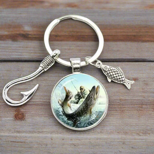 Novelty Fishing Keychain