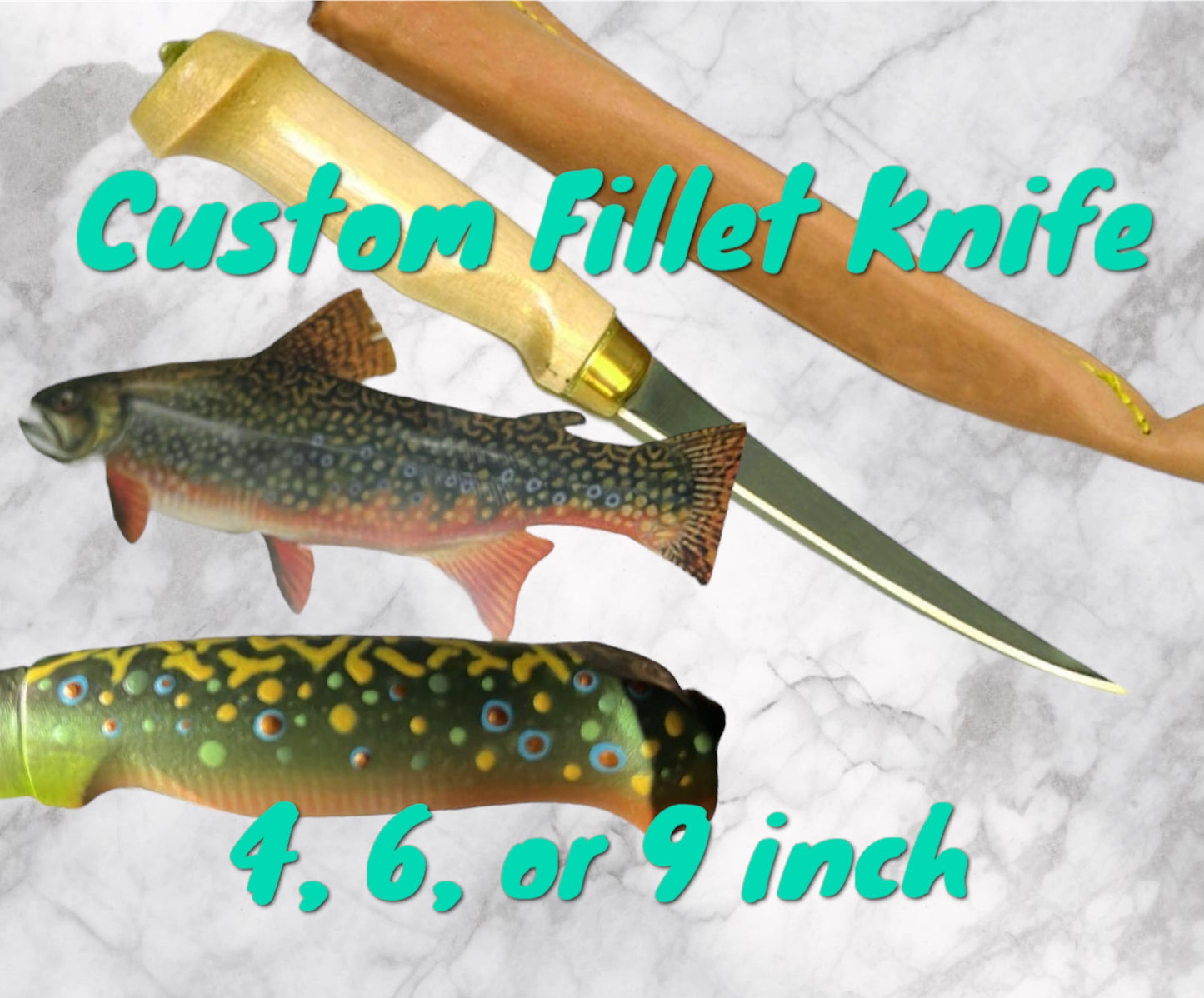 Custom Painted Rapala Fillet Knife