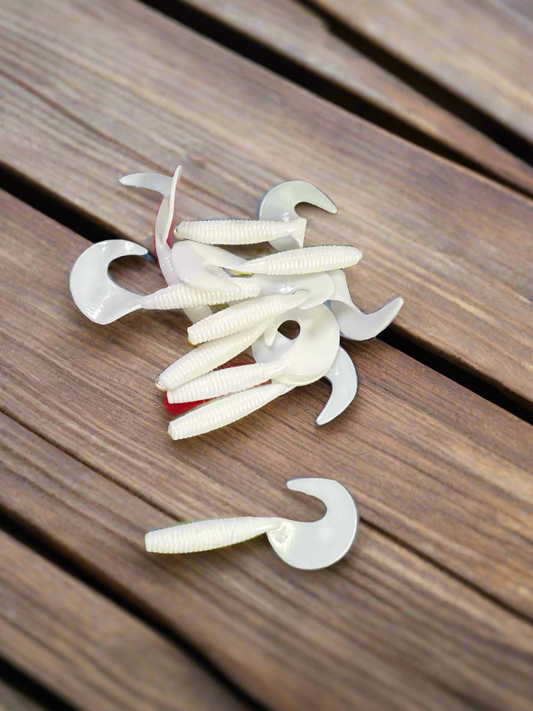 1 1/2 inch Soft Plastic Grub 10 Pack Fishing Lures