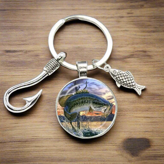 Novelty Fishing Keychain