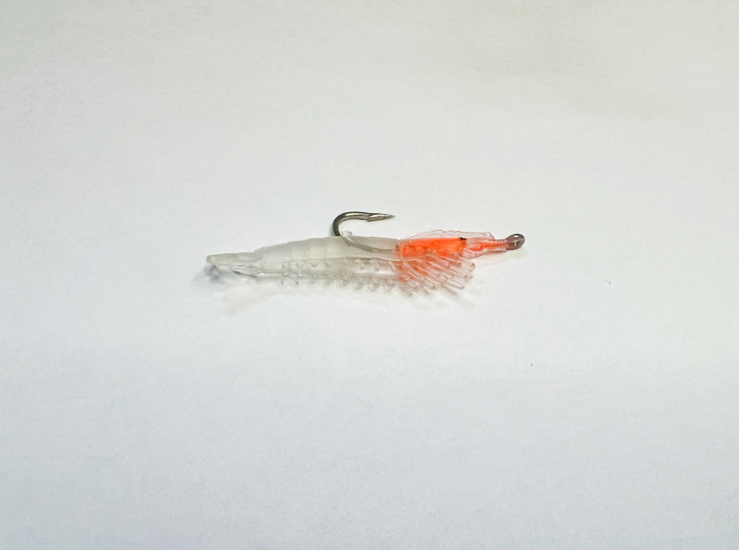 Pre Rigged Weighted Soft Shrimp (1 Piece - Clear)